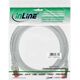 InLine Patchcord S/FTP, PiMF, Cat.6, 250MHz, PVC, CCA, biały 0.5m (76150W)