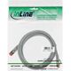 Intos Patchcord S/FTP, PiMF, Cat.6, 250MHz, halogen free, szary 0.25m (76922)