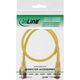 Intos Patchcord S/FTP, PiMF, Cat.6, 250MHz, halogen free, żółty 0.3m (76933Y)