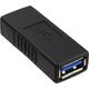 Adapter USB InLine USB - USB Czarny  (35300P)