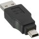 Adapter USB InLine miniUSB - USB Czarny  (33441C)