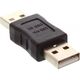 Adapter USB InLine USB - USB Czarny  (33441)