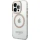 Guess case for iPhone 15 Pro 6,1&quot; GUHMP15LHTRMD gold HC Magsafe Metal Outline 3666339196912