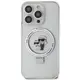 Karl Lagerfeld case for iPhone 15 Pro 6,1&quot; KLHMP15LHMRSKCH white HC MAGSAFE RINGSTAND KC 3666339168896