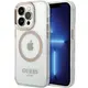 Guess case for iPhone 15 Pro 6,1&quot; GUHMP15LHTRMD gold HC Magsafe Metal Outline 3666339196912
