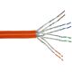 InLine Kabel instalacyjny S/FTP, PiMF, Cat.7a, AWG23, 1200MHz, halogen free, pomarańczowy, 50m (77050I)