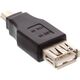 Adapter USB InLine miniUSB - USB Czarny  (33500B)