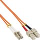 InLine Patchcord światłowodowy LC/SC, 50/125µm, OM2 25m (88638)