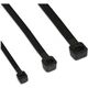 Organizer InLine Opaska zaciskowa Czarny 100 sztuk  (59963H)