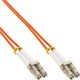 InLine Patchcord światłowodowy LC/LC, 50/125µm, OM2, 1m (88541)