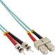 InLine Patchcord światłowodowy SC/ST, 50/125µm, OM3 10m (82510O)
