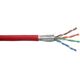 InLine Patchcord sieciowy SF/UTP, Cat.5e, AWG26, CCA, PVC, czerwony, 100m (72099R)
