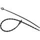 Organizer InLine Opaska zaciskowa Czarny 100 sztuk  (59977C)