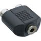 Adapter AV InLine Jack 3.5mm - RCA (Cinch) x2 czarny (99346)