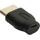 Adapter AV InLine HDMI - HDMI Micro czarny (17690A)