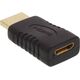 Adapter AV InLine HDMI - HDMI czarny (17691G)