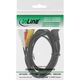 Kabel Intos Jack 3.5mm - RCA (Cinch) x3 1.5m czarny (89600)