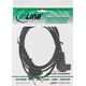 Kabel zasilający InLine Euro Typ C- Euro 8 C7 kątowy czarny 2m (16654G)