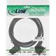Kabel zasilający InLine Typ F German C13 lewy kątowy czarny 0.5m (16752M)