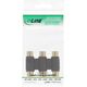 Adapter AV InLine RCA (Cinch) x3 - RCA (Cinch) x3 czarny (99319)