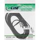 InLine Modularny kabel RJ45 8P6C do RJ12 6R6C, czarny, 6m (18645)