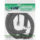 InLine Spiralny kabel RJ10/RJ10, czarny, 4m (18895A)