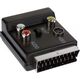 Adapter AV InLine Scart - RCA (Cinch) x3 + S-Video czarny (89959)