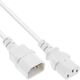 Kabel zasilający InLine 3pin IEC M/F 1m (16631W)