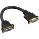 Adapter AV InLine D-Sub (VGA) - D-Sub (VGA) czarny (17302G)
