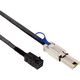 InLine SFF 8643 - SFF 8088, 1m, Czarny (27636B)
