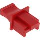 InLine Osłona przeciwkurzowa do gniazda RJ45 czerwona 100szt. (59942K)