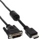 Kabel InLine HDMI - DVI-D 1.8m czarny (17662)