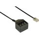 InLine Kabel adapter RJ45 męski do TAE NFN żeński, 0.2m (69942)