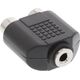 Adapter AV InLine Jack 3.5mm - RCA (Cinch) x2 czarny (99338)