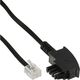 InLine Patchcord TAE-F - RJ11 6P4C męski - męski 3m (18913)