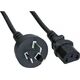 Kabel zasilający InLine 3 Pin IEC C13 H05VV-F (16652D)