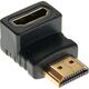 Adapter AV InLine HDMI - HDMI czarny (17600H)