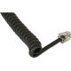 InLine Spiralny kabel RJ10/RJ10, czarny, 4m (18895A)