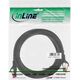 InLine Patch Kabel Sieciowy S/FTP PiMF Cat.6 PVC copper czarny 0.5m - 76450S