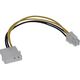 InLine Molex - ATX/EPS 4-pin, 0.2m, Żółty (26632)