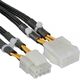 InLine ATX/EPS 8-pin - ATX/EPS 8-pin, 0.3m, Czarny (26630A)
