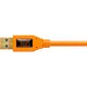 Tether Tools TPro USB 3.0 Micro-B Right Angle 4.6m/15' ORG (TET-CU61RT15-ORG)