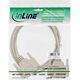 InLine DB-25 - DB-25, 2m, Szary (11112M)