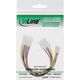 InLine Molex - 4-pin Floppy, 0.13m, Wielokolorowy (29658)