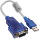 Adapter USB InLine USB - RS-232 Niebieski  (33304D)