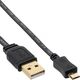 Kabel USB InLine USB-A - microUSB 5 m Czarny (31750F)