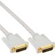 Kabel InLine DVI-D - DVI-D 2m biały (17772W)