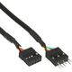 InLine USB 9 pin - USB 9 pin, 0.4m, Czarny (19995D)