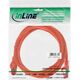 InLine Patchcord S/FTP, Cat.6, PVC, PiMF, pomarańczowy, 1.5m (76412O)