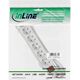 Listwa zasilająca InLine 6 gniazd 5 m biała (16465S)